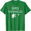 Birdwatching | Bird Photographer Gifts Unisex-Adults Black Short Sleeve T-Shirt Small Bird Photography T-Shirt - Kelly Green