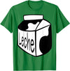 Clever Witty Milk Designs Leche Spanish Milk Carton Dairy Lover T-Shirt - Kelly Green