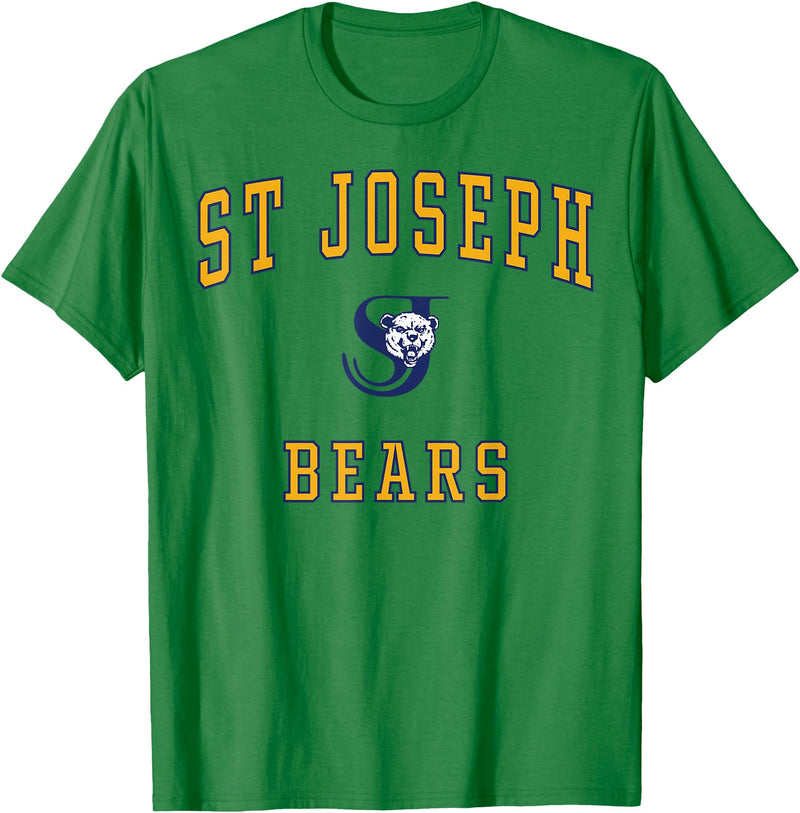 Official High School Fan Gear St. Joseph High School Bears T-Shirt - Kelly Green