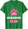 Humor Bears Costume Wild Bear Granny Grandma Bear Animal Lover Pun Bears Bear Grandmother Nan T-Shirt - Kelly Green