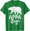 Appa Bear Fathers Day T-Shirt Funny Appa Bear Father's Day Shirt T-Shirt - Kelly Green