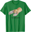 All Ears Bunny Listening Joke Rabbit T-Shirt in Kelly Green