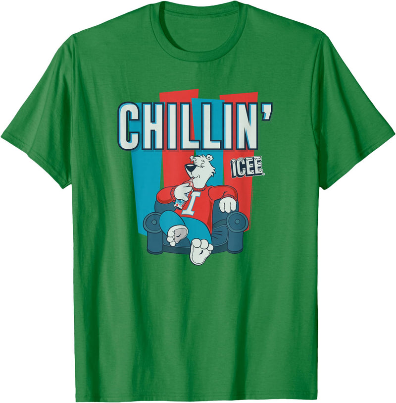 ICEE Bear Classic Sofa Chillin' Logo T-Shirt - Kelly Green