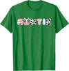 Cow Matching Family Outfit Costume Apparel Auntie Girl Birthday Matching Family Cow Farm Animal Aunt T-Shirt - Kelly Green