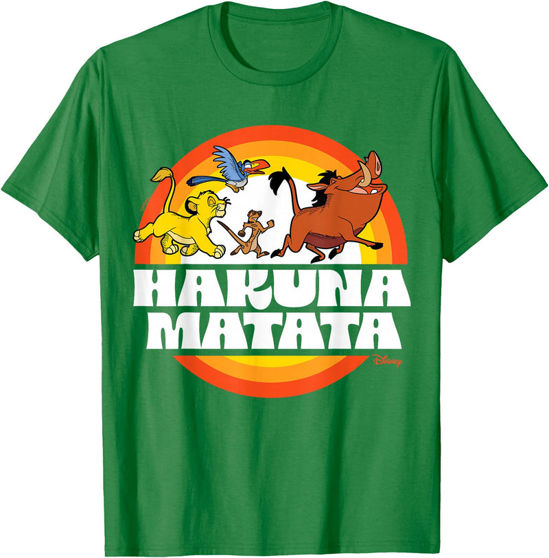 Disney The Lion King - Hukana Matata T-Shirt - Kelly Green