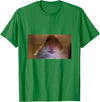 Funny Dank Meme Hamster Staring Front Camera Internet Gift T-Shirt - Kelly Green