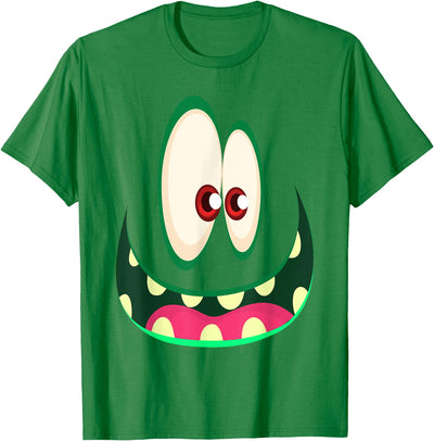 Monster Face Hallowee 2023 Cute Monster Face Halloween Funny Halloween Kids Adults T-Shirt