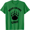 Food Sweat and Beers Bear Crawl Unit T Shirt T-Shirt - Kelly Green