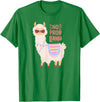Llama & Alpaca Shirts, Cute Llama & Alpaca Outfit No ProbLlama Shirt, No Problama Shirt, Funny Alpaca Llama T-Shirt - Kelly Green