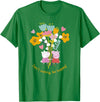 Peppa Pig Don't Worry Be Happy Floral Logo T-Shirt - Kelly Green