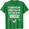 Guinea Pig Accessories and Shirts WHEEK! Funny Guinea Pig Tshirt | Guinea Pig Owner Gift T-Shirt - Kelly Green