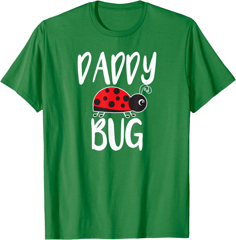 Funny Cute Ladybug Clothing For Daddy Daddy Bug Funny Ladybug for Daddy T-Shirt - Kelly Green