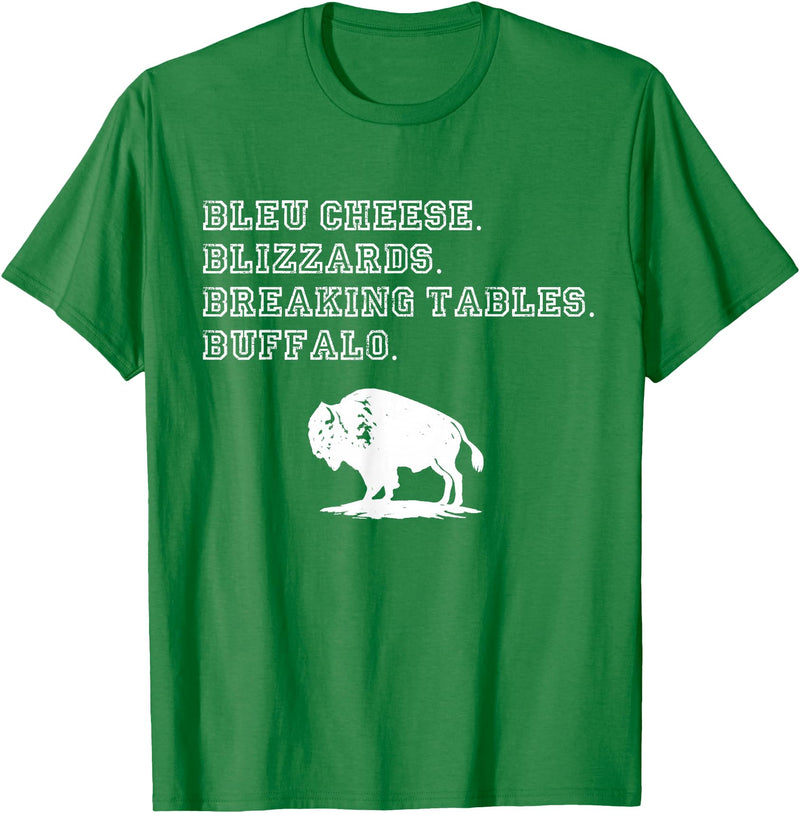716 Buffalo New York Pride NY Food Souvenirs The Best of Buffalo New York Souvenir Shop T-Shirt - Kelly Green