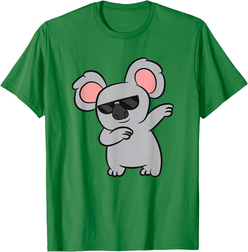 Funny Koala Lover Gifts Koala Bear Lover Cute Dabbing Koala T-Shirt - Kelly Green