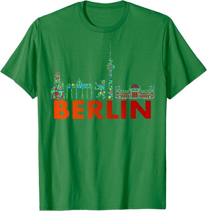 Berliner Bär Designs - Berlin Shop - Berlin Berlin Design - Berlin Bear - I Love Berlin T-Shirt - Kelly Green