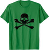 DATZLYF Skull and Crossbones t-shirt T-Shirt - Kelly Green