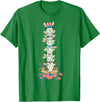 Funny Rabbit American USA Flag Memorial Day 4th of July T-Shirt in Kelly Green