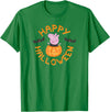 Peppa Pig Halloween Peppa Pig Pumpkin Happy Halloween T-Shirt - Kelly Green