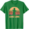 Lake Lure North Carolina Vintage NC Retro 80s Co. Lake Lure North Carolina Vintage Bear NC Distressed 80s T-Shirt - Kelly Green