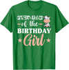 Farm Birthday Girl Decorations & Supplies Step-Dad Of The Birthday Girl Shirt, Cow Family Matching T-Shirt - Kelly Green