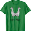 Pushmi-Pullyu Llama Funny Alpaca Llama Style, Pushmi-Pullyu Yoga T-Shirt - Kelly Green