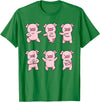 Pig Lovers Gifts Pig Gifts for Pig Lovers Women Pig Shirt Women Men Kids Pig T-Shirt - Kelly Green