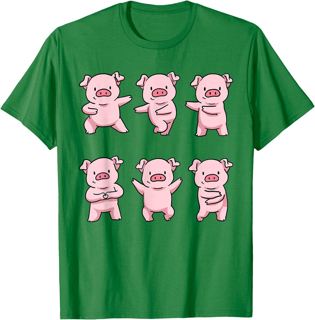 Pig Lovers Gifts Pig Gifts for Pig Lovers Women Pig Shirt Women Men Kids Pig T-Shirt - Kelly Green