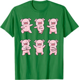 Pig Lovers Gifts Pig Gifts for Pig Lovers Women Pig Shirt Women Men Kids Pig T-Shirt - Kelly Green