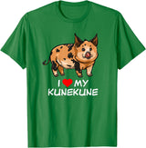 Angry Ant Graphics - Kunekune Pig Gifts I Love My Kunekune Pig T-Shirt - Kelly Green