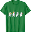 Cute Polar Bear Lovers First Day of School Costume Funny Polar Bear Back to School Teacher Student T-Shirt - Kelly Green