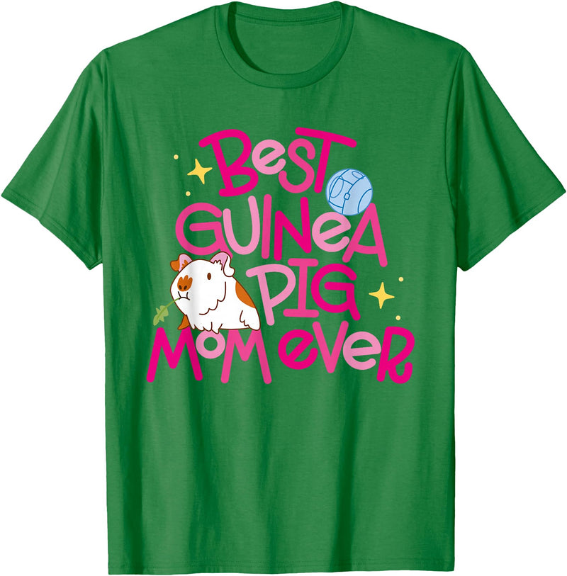 Miller Sye Best Guinea Pig Mom Ever T-Shirt - Kelly Green
