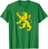 Superdesigns Gold Lion Rampant T-Shirt - Kelly Green