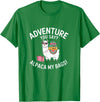 Novelty Alpacas Traveling Family Trip Joke Travel Funny Adventure You Say Alpaca My Bags Llama Women Saying T-Shirt - Kelly Green