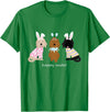 Happy Easter Goldendoodle Dogs Cute Golden Doodle Bunny T-Shirt in Kelly Green