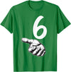 67 Meme Halloween Matching Costume BPD Number 6 Matching Duo 67 Meme Gen Alpha Slang Halloween T-Shirt - Kelly Green