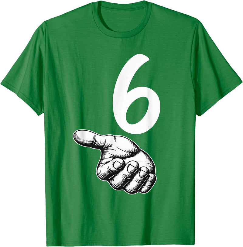 67 Meme Halloween Matching Costume BPD Number 6 Matching Duo 67 Meme Gen Alpha Slang Halloween T-Shirt - Kelly Green