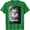 Surf Animal Lovers Funny Pet Summer Waves Vibes. Funny Surfing Pig and Chicken Selfie On Farm Animal T-Shirt - Kelly Green
