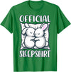 Sleep Rabbit, Official Sleepshirt, Nightshirt & Sleeping T-Shirt in Kelly Green