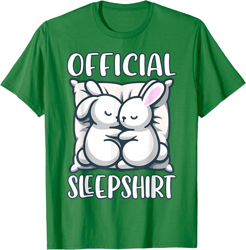 Sleep Rabbit, Official Sleepshirt, Nightshirt & Sleeping T-Shirt in Kelly Green