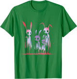 Dark Aesthetic Rabbit T-Shirt in Kelly Green