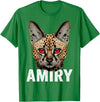 Mountain Lion Wild Serval Cat Shirts Mountain Lion Ohio Wild Cat Amiry Serval Cat T-Shirt - Kelly Green