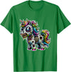 Cool Zombie Horror and Halloween Designs Scary Zombie Unicorn Scary Halloween Horror Monster Design T-Shirt - Kelly Green
