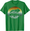 Bear Community Bear Brotherhood Gay Men Gifts Bear Pride Retro Mountain Nature Gay Bear Flag T-Shirt - Kelly Green