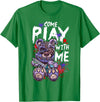 Halloween Gifts & Halloween Shirts by NLTS Scary Killer Teddy Bear Pastel Goth Style Creepy Kawaii T-Shirt - Kelly Green