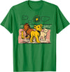 Disney The Lion King Live Action Sketched Group Portrait T-Shirt - Kelly Green