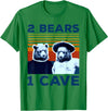 2 BEARS 1 CAVE T-Shirt - Kelly Green