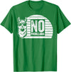 Teetro No Probllama Cool Llama Sunglasses Humor Animal T-Shirt - Kelly Green