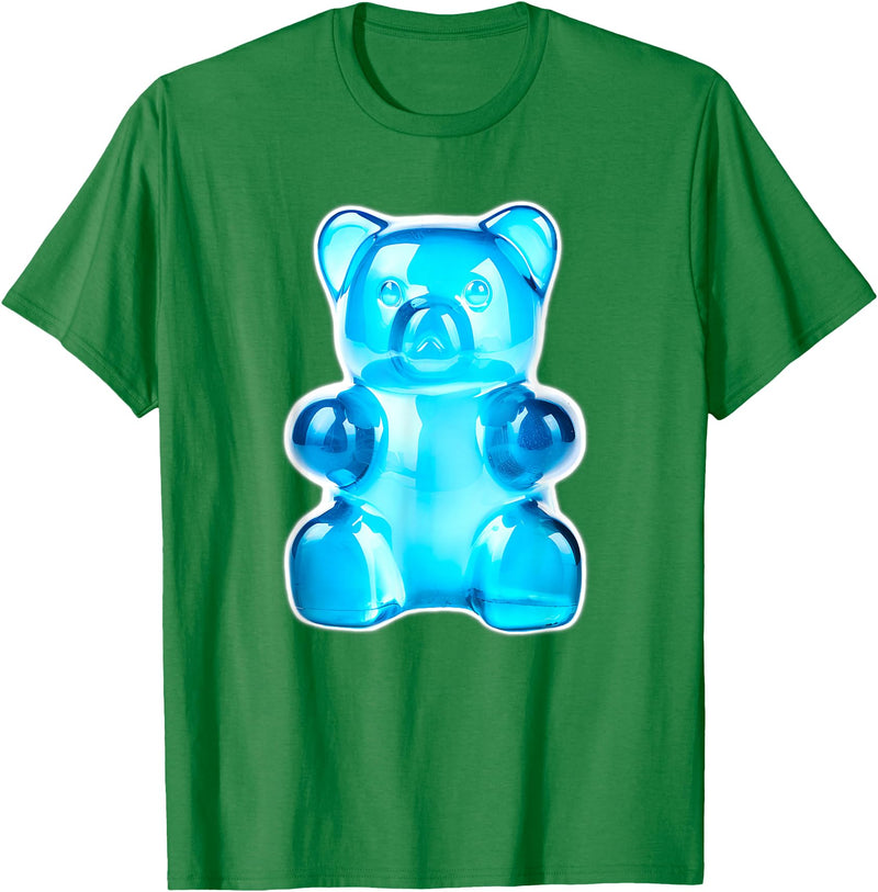 Urban Empyre Blue Gummy Bear Candy T-Shirt - Kelly Green