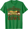 Officially Retired Tee Retirement Gifts for Women My Retirement Plan Involves Cows Funny Farmer Retired Gifts T-Shirt -