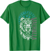Nordic Valor, Viking Visions, Berserk til Valhalla Valhalla & Viking Compass - Nordic Bear Design T-Shirt - Kelly Green